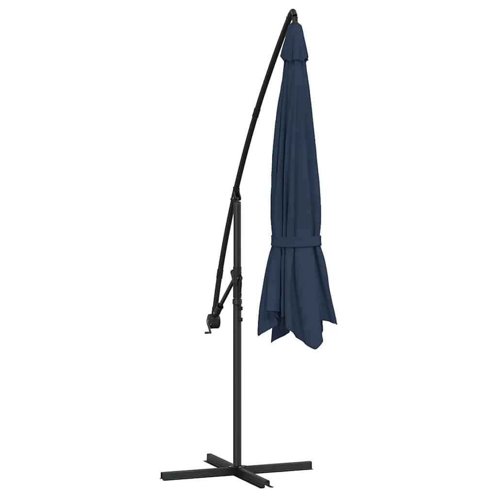 Ombrellone a Sbalzo da Giardino 3,5 m Blu