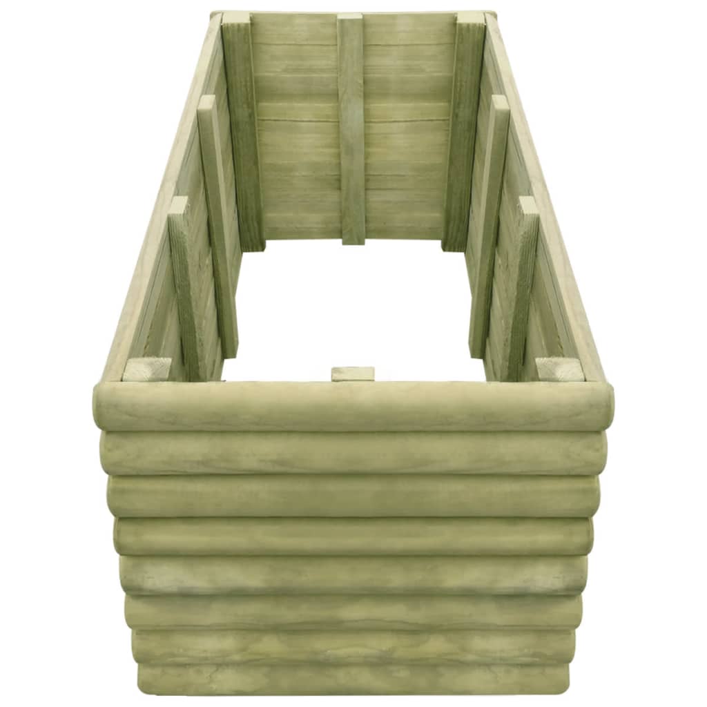 Letto Rialzato 106x56x48 cm in Legno di Pino Impregnato