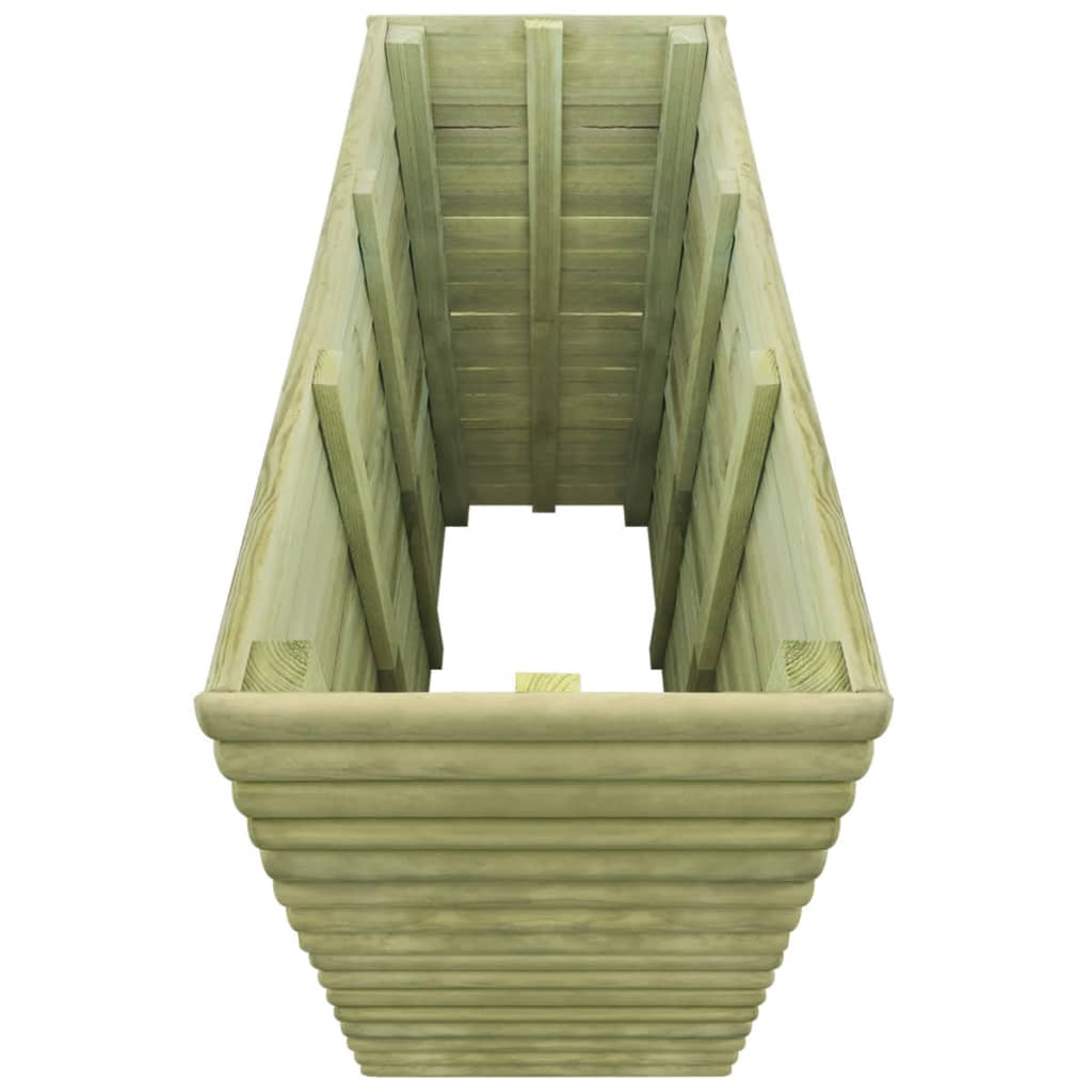 Letto Rialzato Giardino 106x56x96 cm Legno di Pino Impregnato