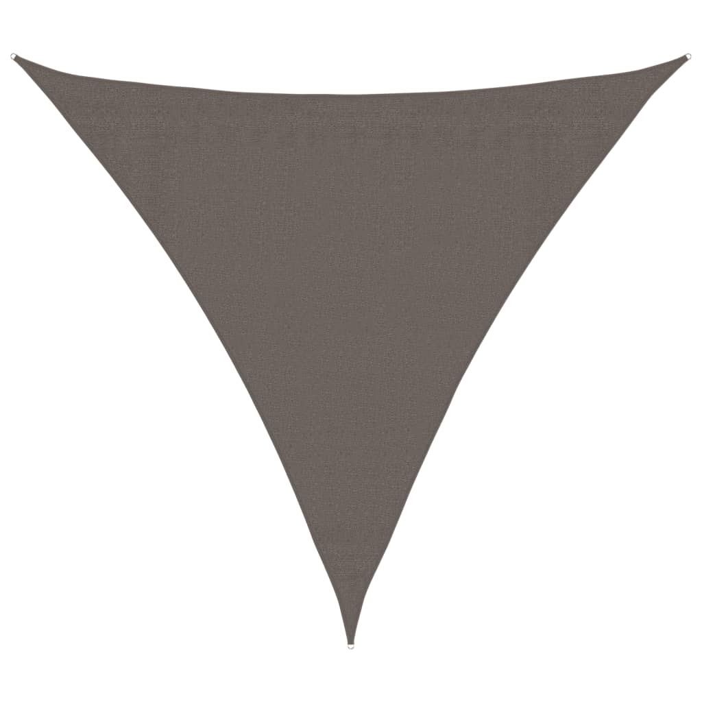 Parasole a Vela HDPE Triangolare 3,6x3,6x3,6 m Antracite