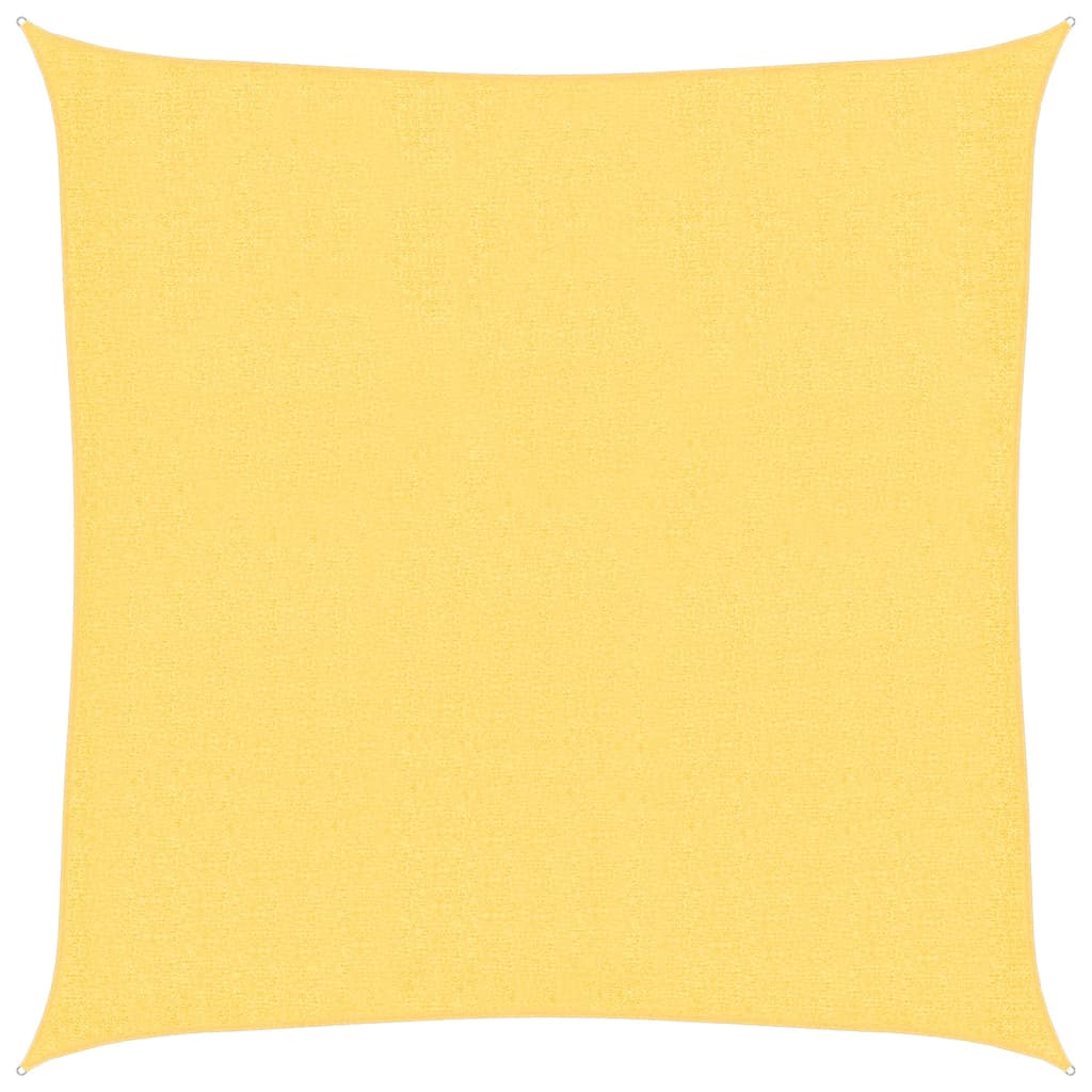 Parasole a vela HDPE Quadrato 3,6x3,6 m Beige