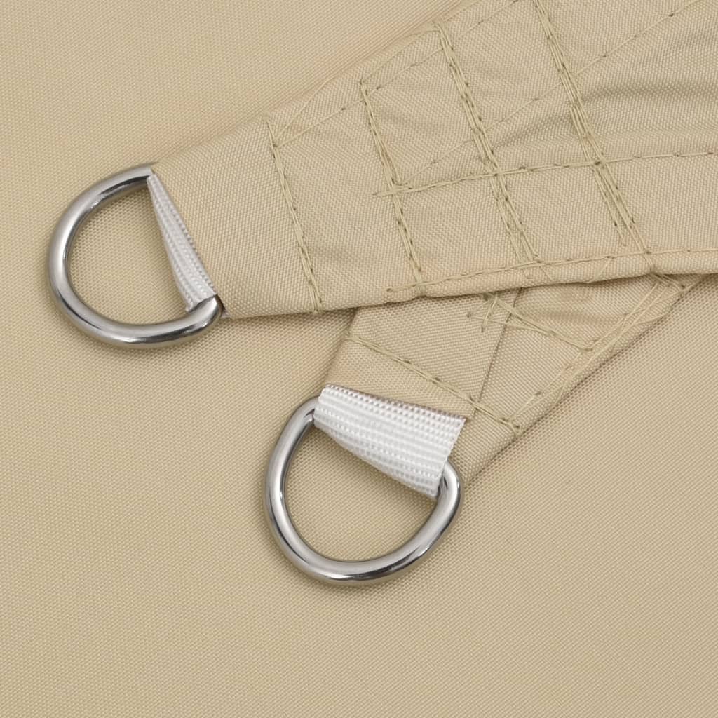 Parasole a Vela Oxford Rettangolare 2x4 m Beige