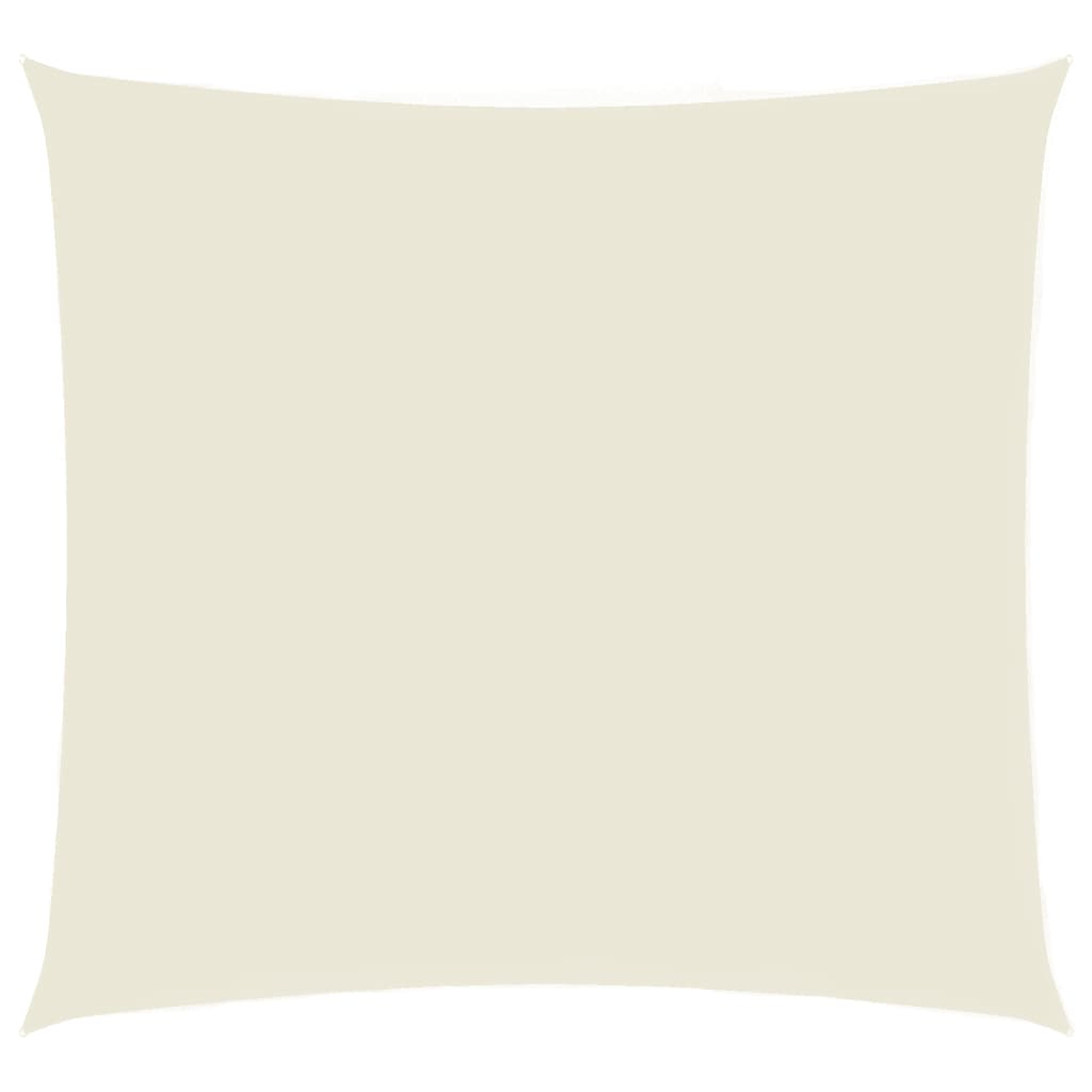 Parasole a Vela Oxford Quadrato 3,6x3,6 m Crema