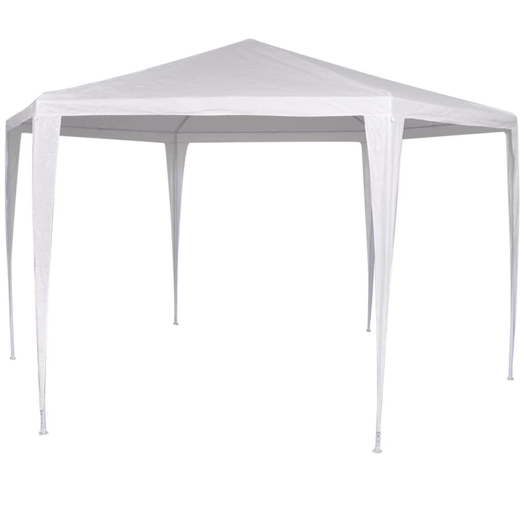 Tendone con 6 Pareti Laterali Bianco 2x2 m