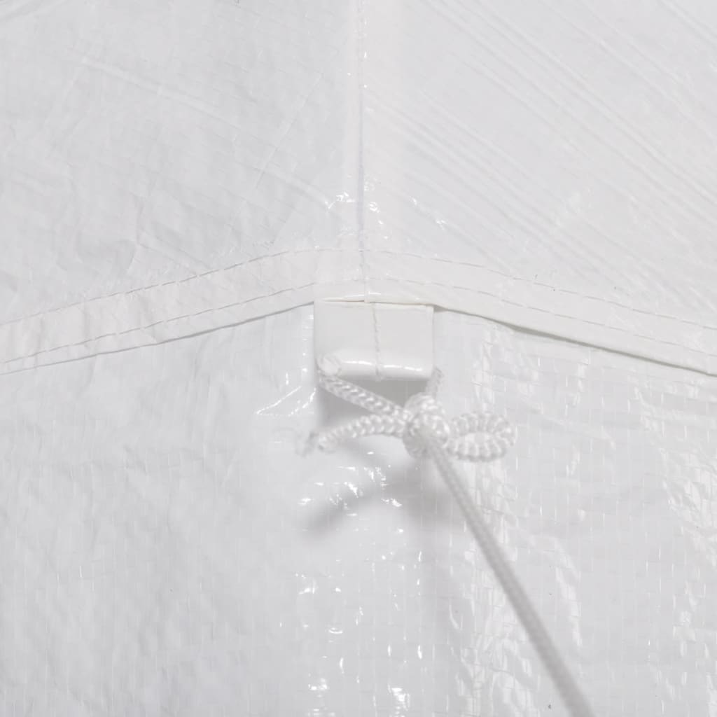 Tendone con 6 Pareti Laterali Bianco 2x2 m