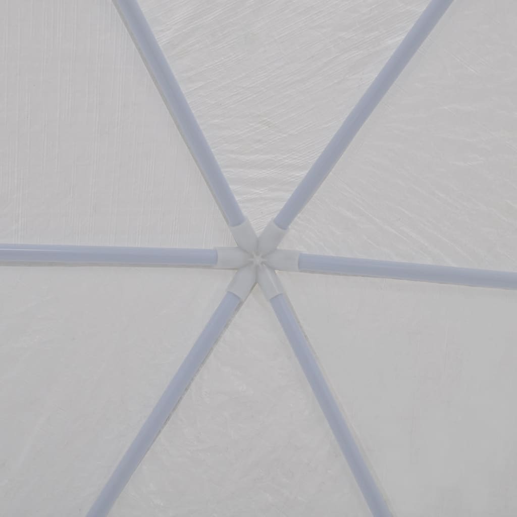 Tendone con 6 Pareti Laterali Bianco 2x2 m