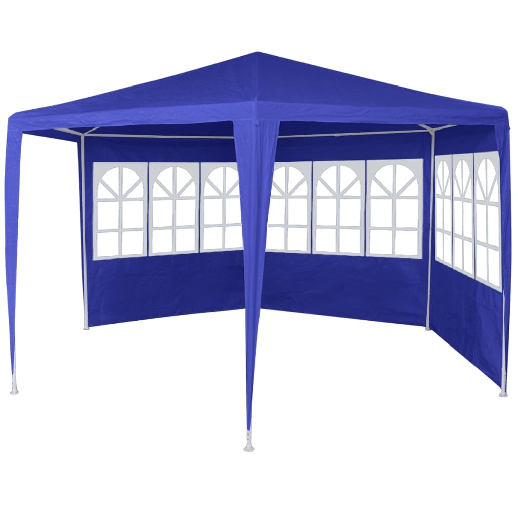 Tendone con 6 Pareti Laterali Blu 2x2 m