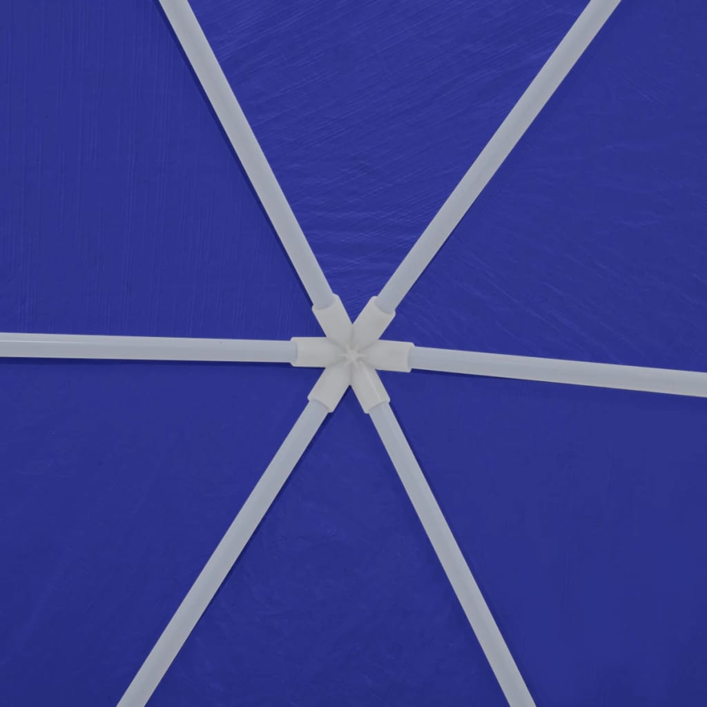 Tendone con 6 Pareti Laterali Blu 2x2 m
