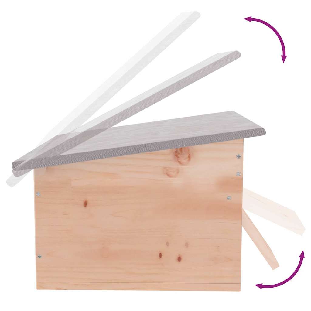 Casetta per Ricci 45x33x22 cm Legno