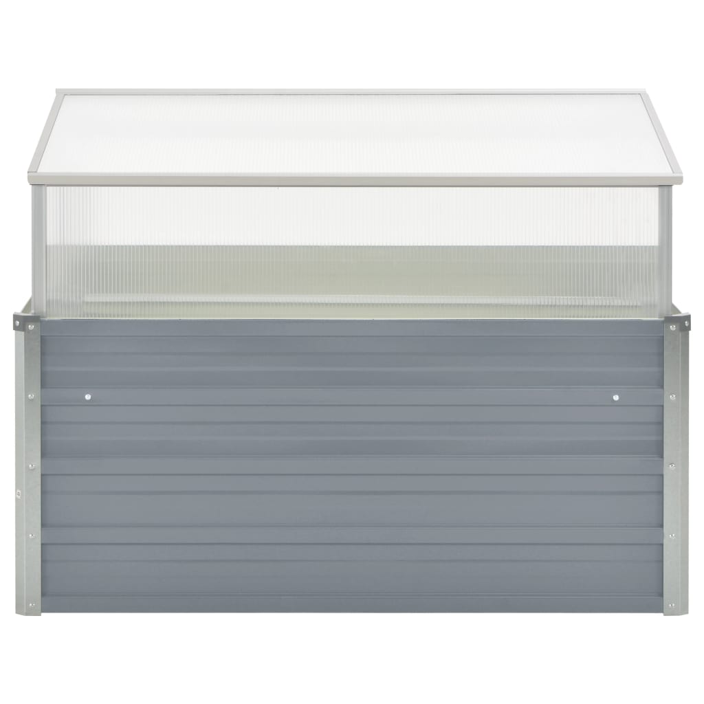 Serra 100x100x85 cm in Acciaio Zincato Grigio