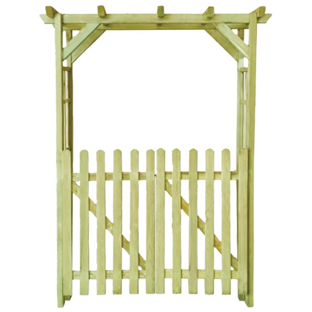 Pergola ad Arco da Giardino 150x50x200 cm in Legno Impregnato