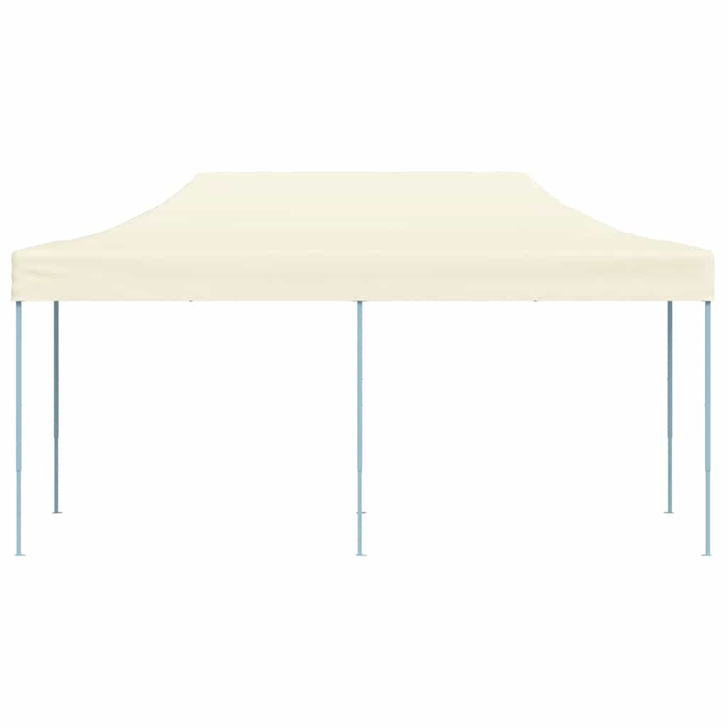 Tenda Pieghevole Pop-Up 3x6 m Bianco Crema