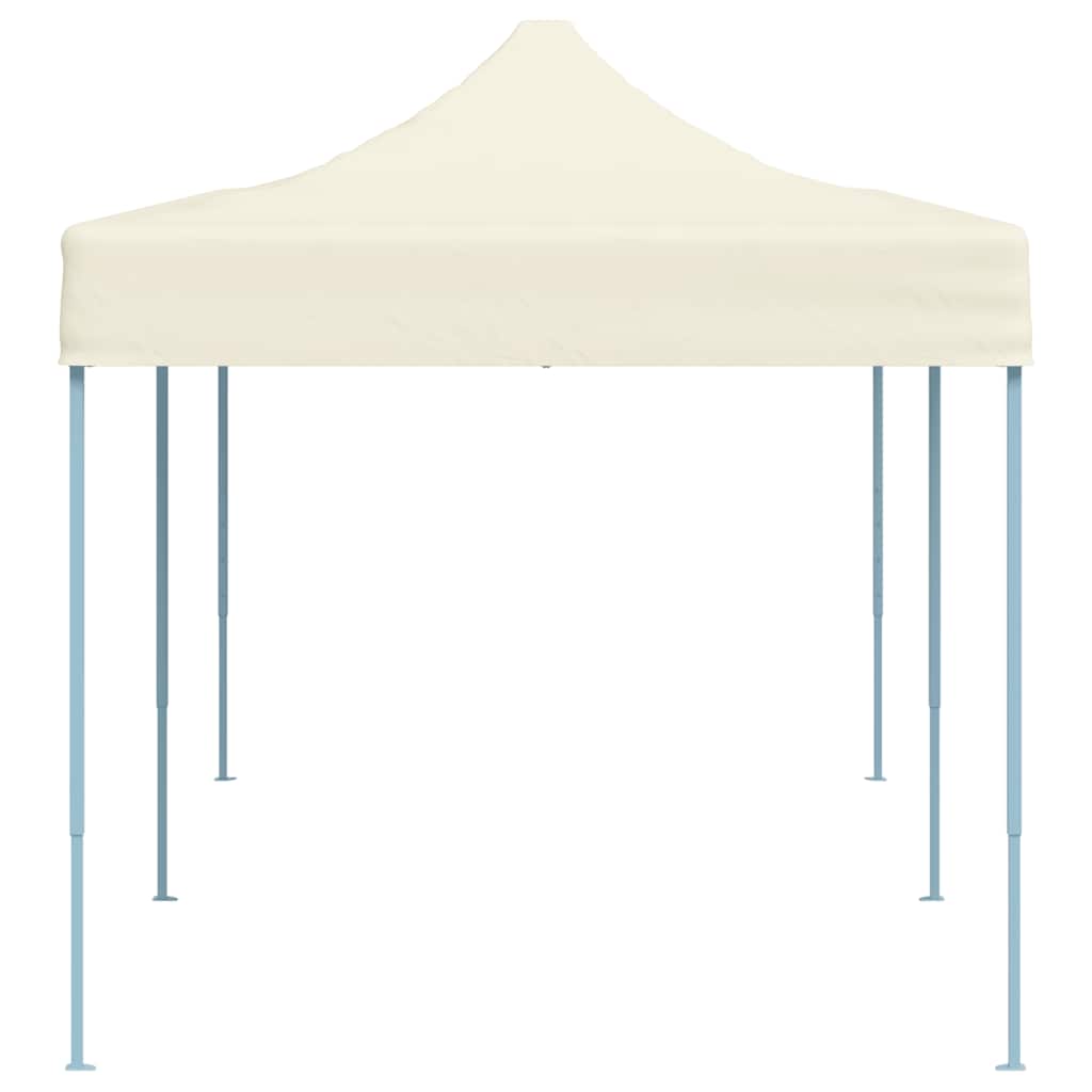 Tenda Pieghevole Pop-Up 3x6 m Bianco Crema