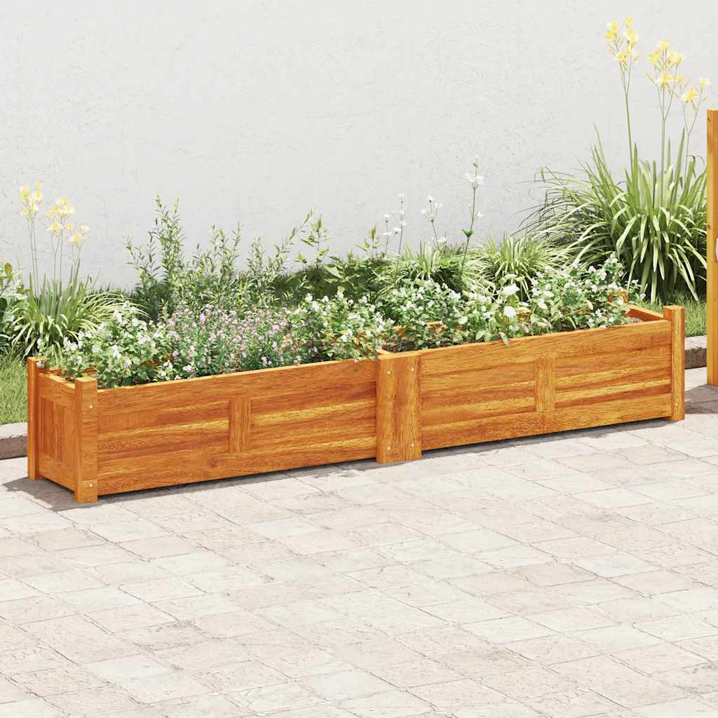 Letto Rialzato da Giardino in Legno di Acacia 150x30x25 cm