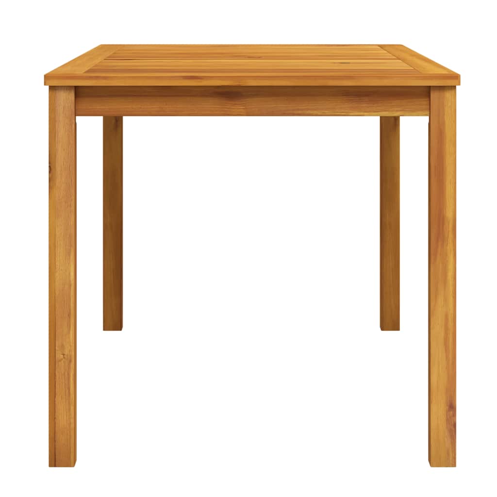Tavolo da Giardino 140x80x74 cm in Legno Massello di Acacia