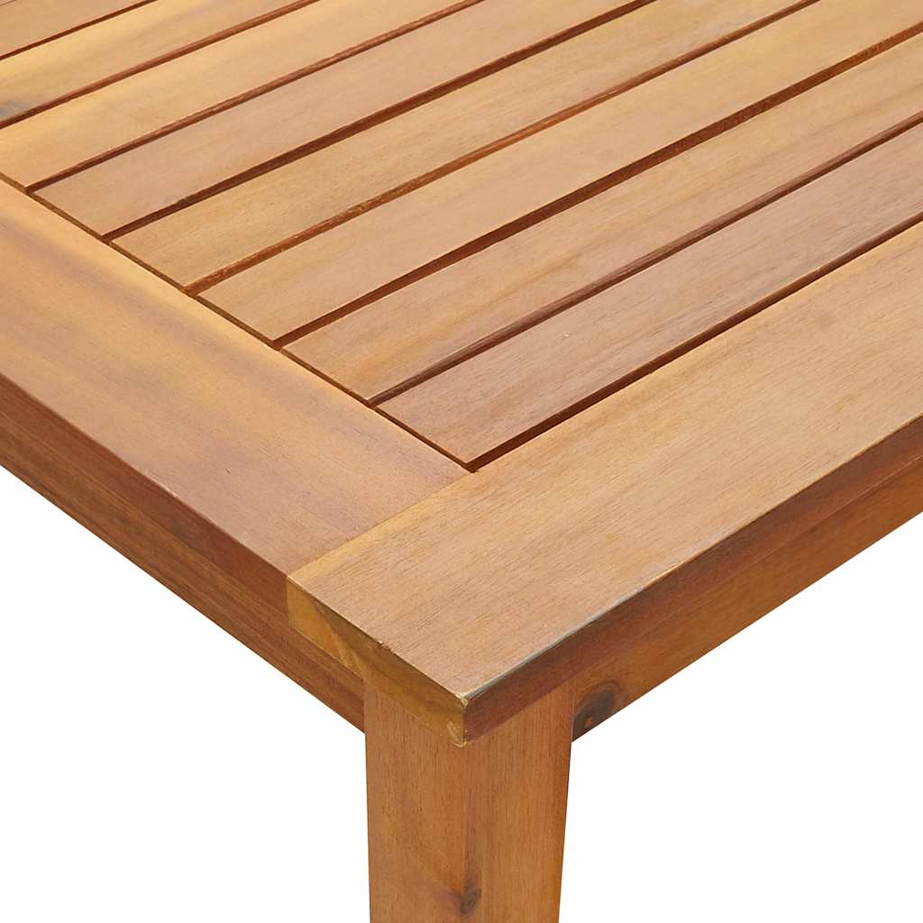Tavolo da Giardino 200x90x74 cm in Legno Massello di Acacia