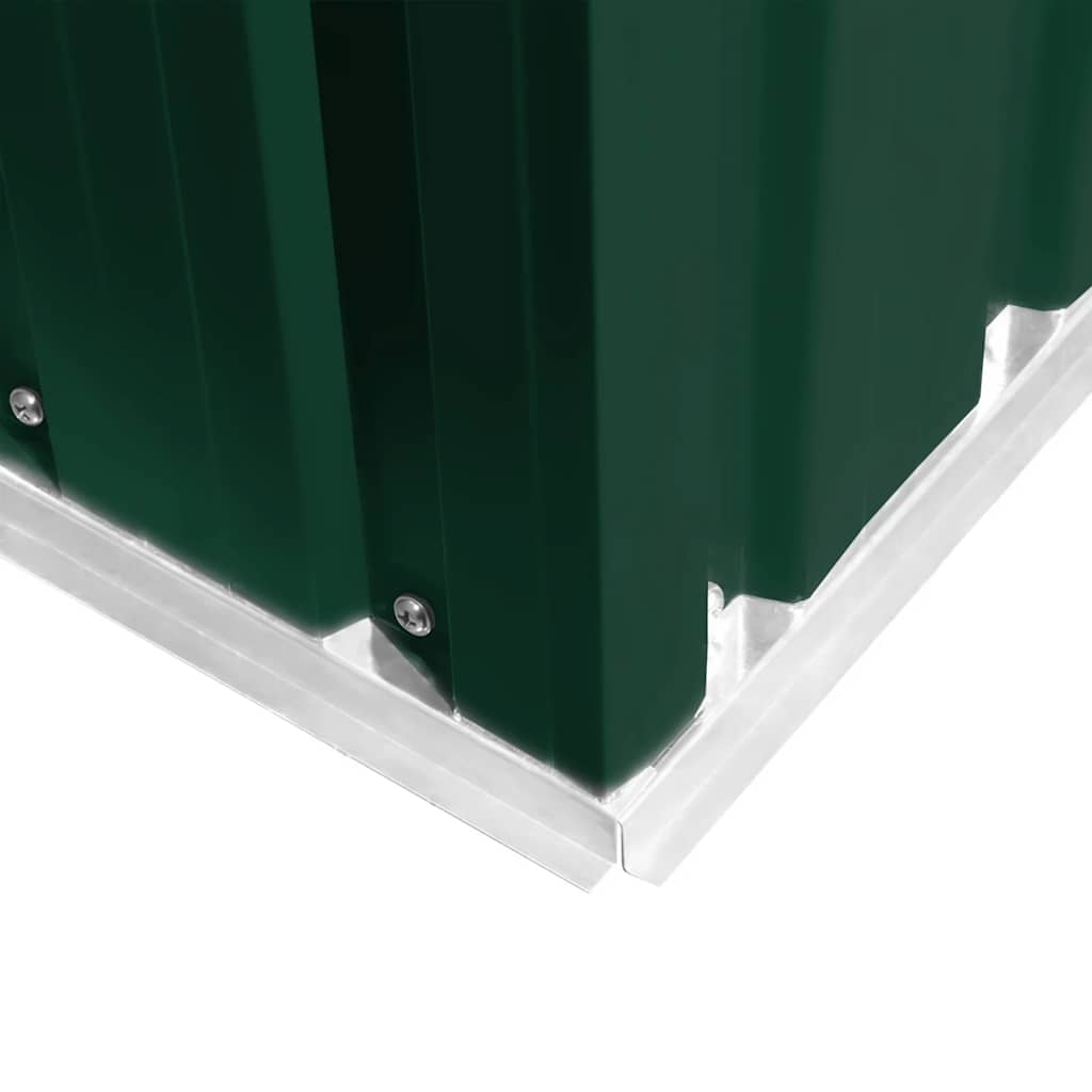 Capanno per Attrezzi in Metallo Verde 257x205x178 cm