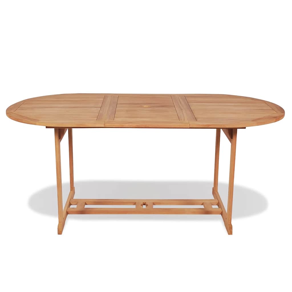 Tavolo da Giardino 180x90x75 cm in Massello di Teak