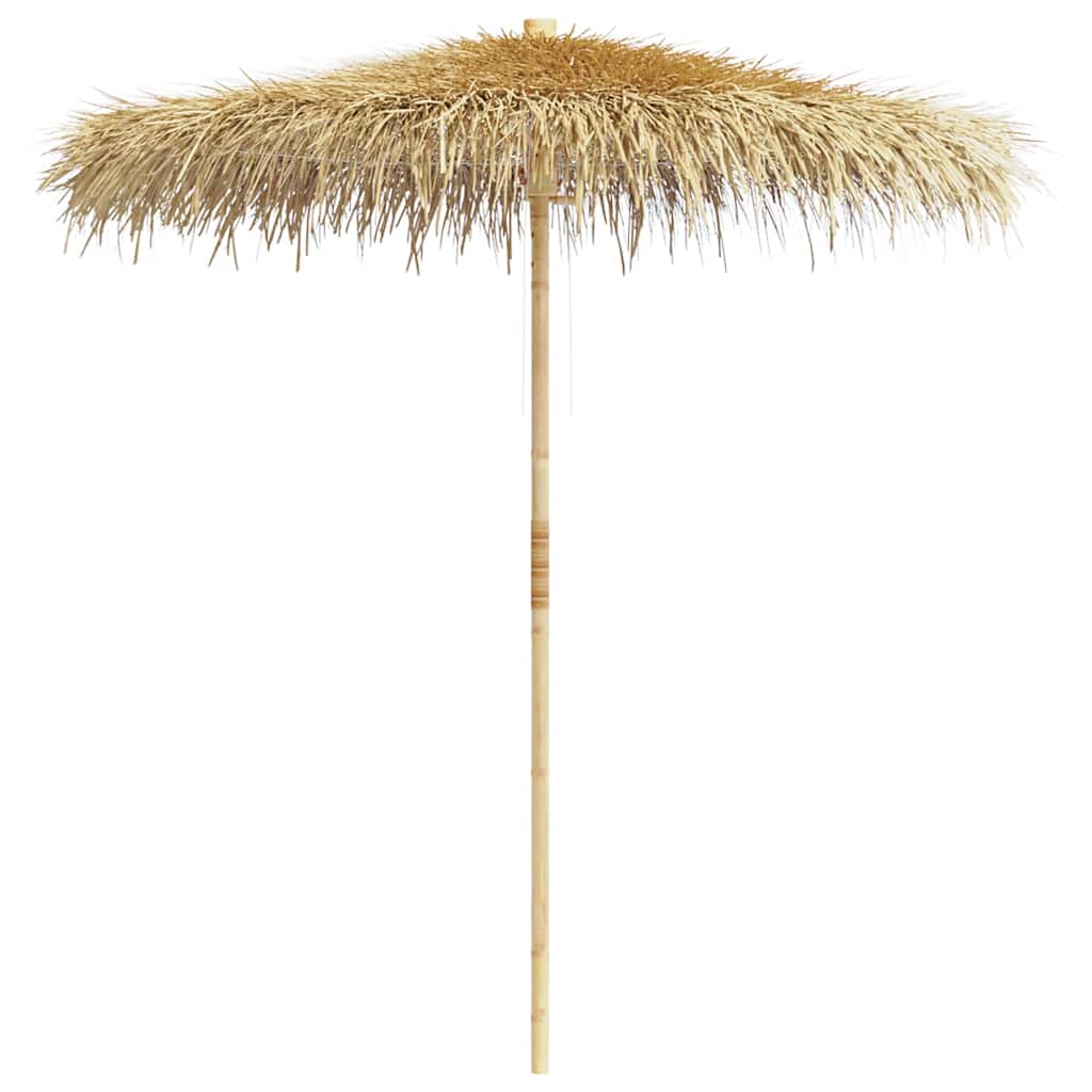 Parasole in Bambù con Copertura con Foglie di Banana 210 cm