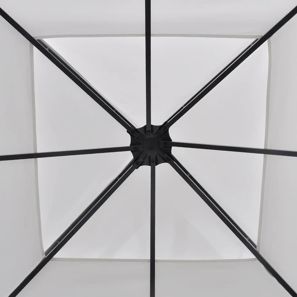 Gazebo da Giardino 3x3 m Bianco