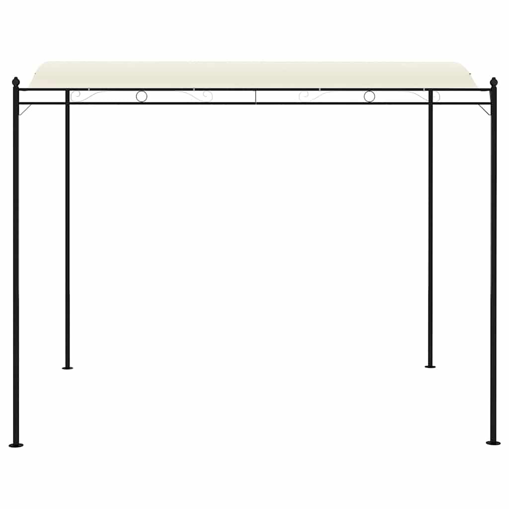 Gazebo in Tessuto Bianco Crema