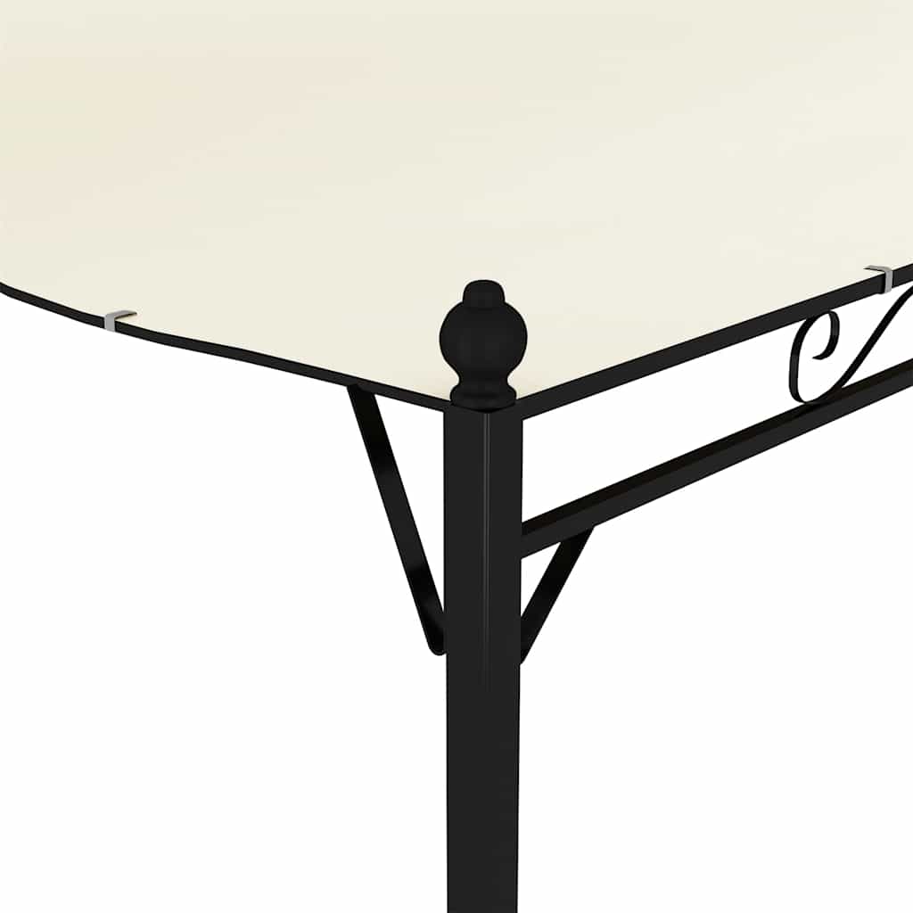 Gazebo in Tessuto Bianco Crema