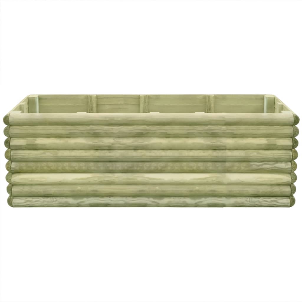 Letto Rialzato 150x56x48 cm in Legno Pino Impregnato 19 mm