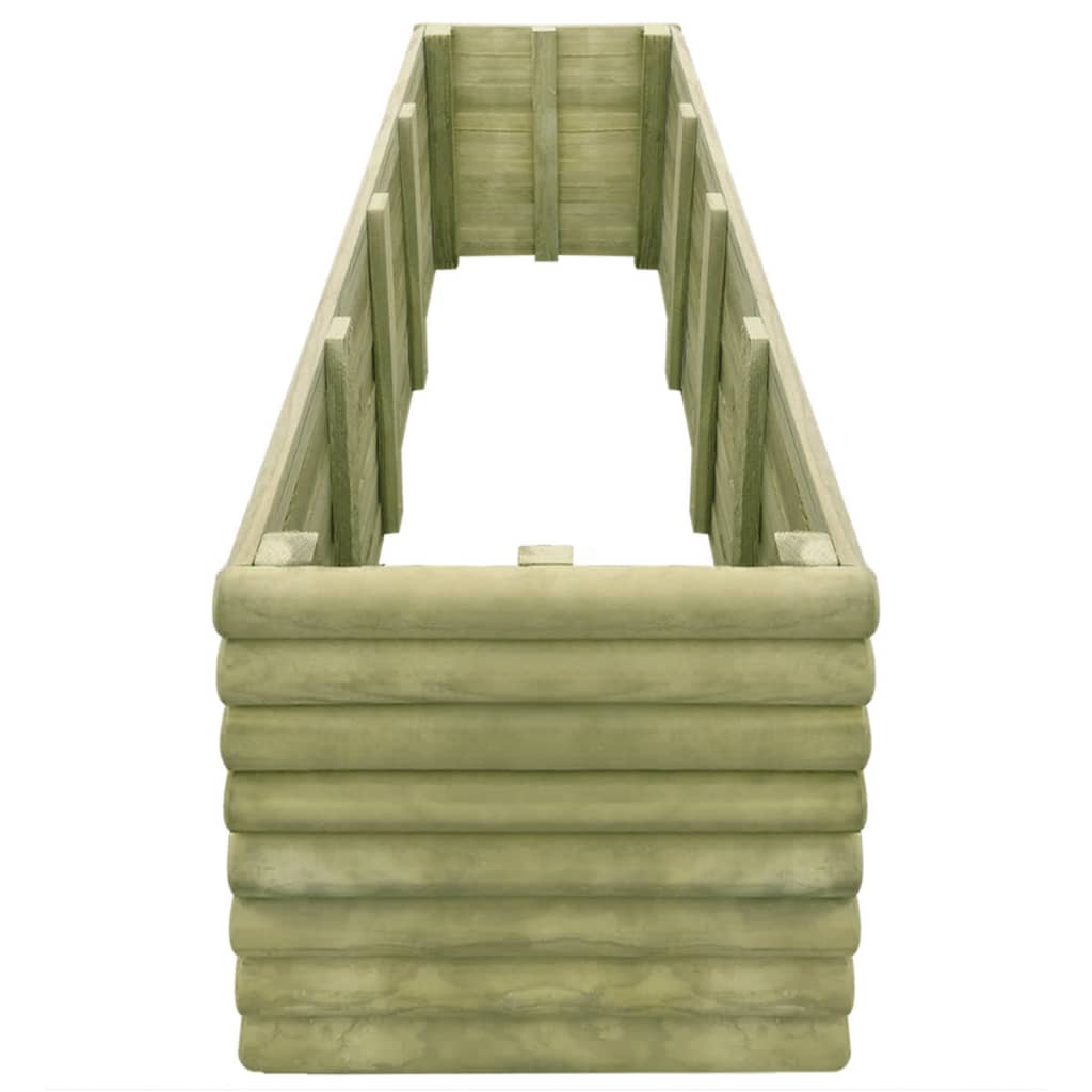 Letto Rialzato 150x56x48 cm in Legno Pino Impregnato 19 mm