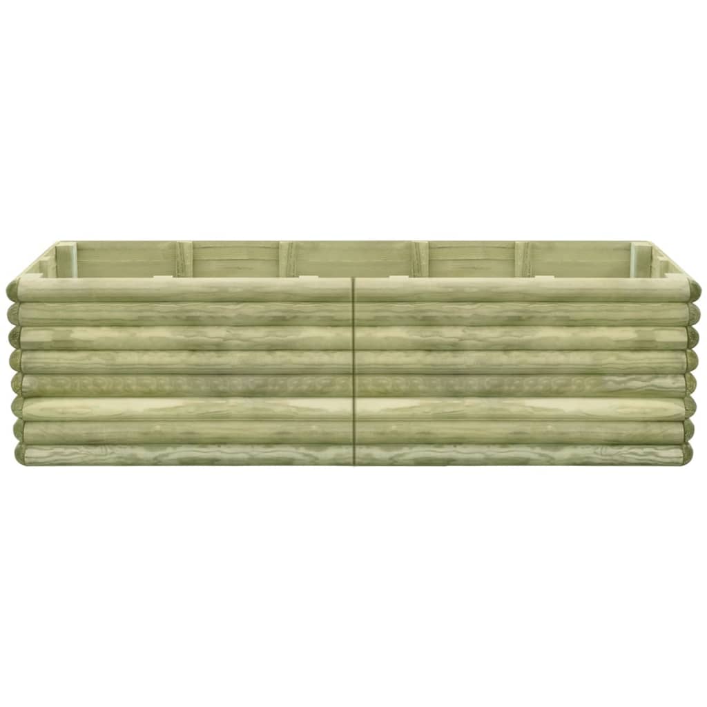 Letto Rialzato da Giardino 206x50x48 cm in Legno di Pino Impregnato