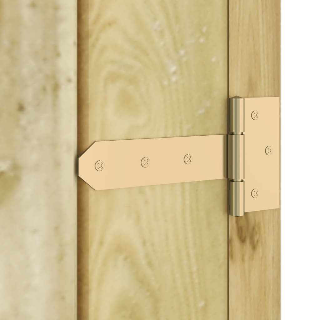 Capanno per Legna da Ardere in Pino Impregnato 100x100x210 cm