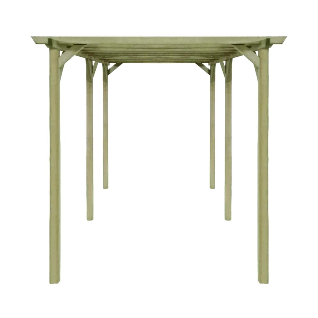 Pergolato da Giardino 4x2x2 m in Legno di Pino Impregnato