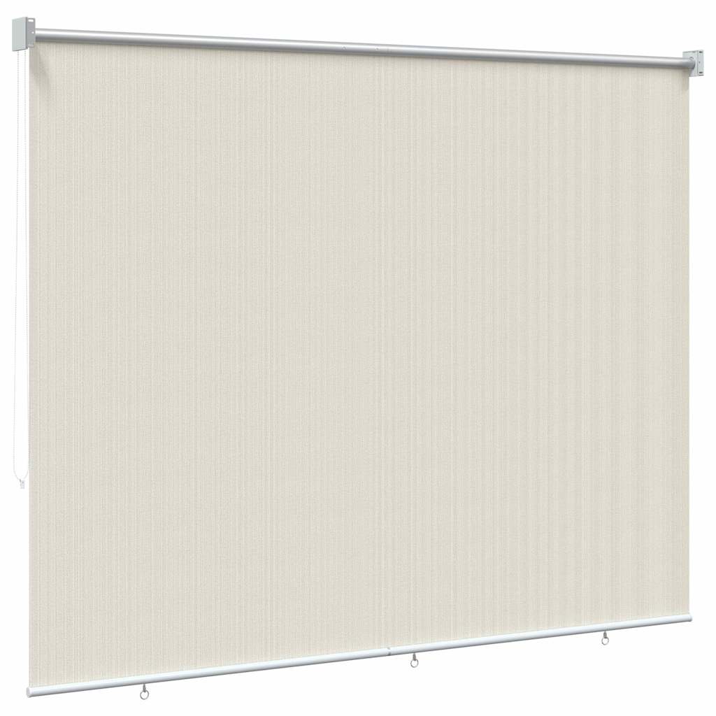 Tenda a Rullo per Esterni 145(L)x140(A) cm color crema