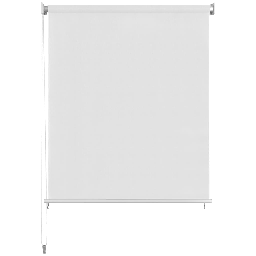 Tenda a Rullo per Esterni 125(L)x140(A) cm bianca