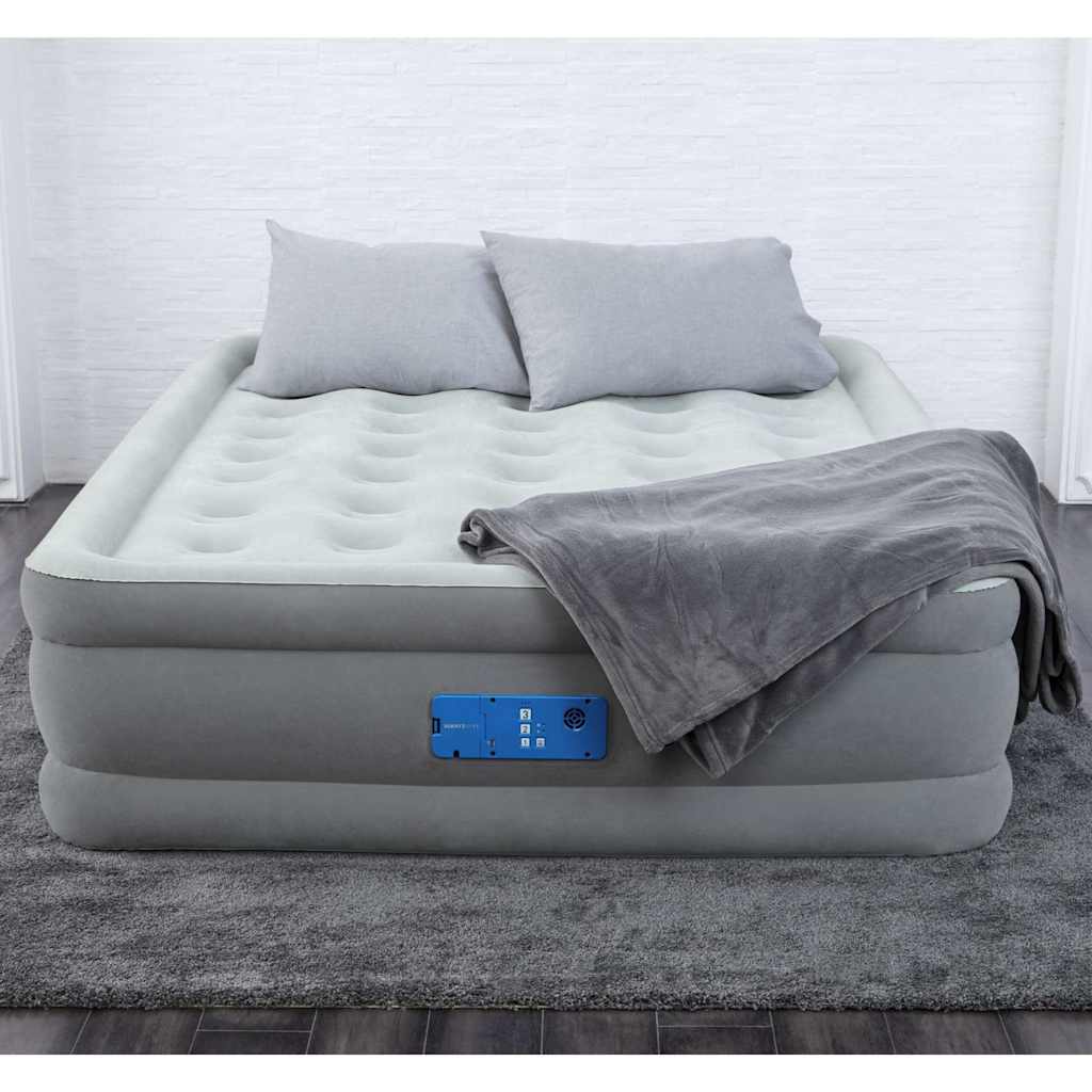 Bestway Materasso ad Aria AlwayzAire 2 Persone 203x152x46 cm Grigio
