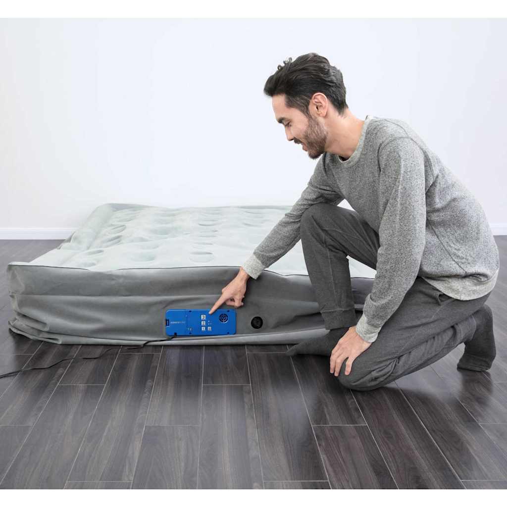 Bestway Materasso ad Aria AlwayzAire 2 Persone 203x152x46 cm Grigio