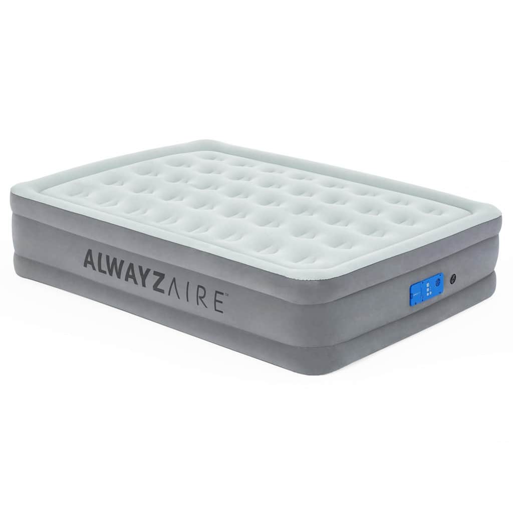 Bestway Materasso ad Aria AlwayzAire 2 Persone 203x152x46 cm Grigio