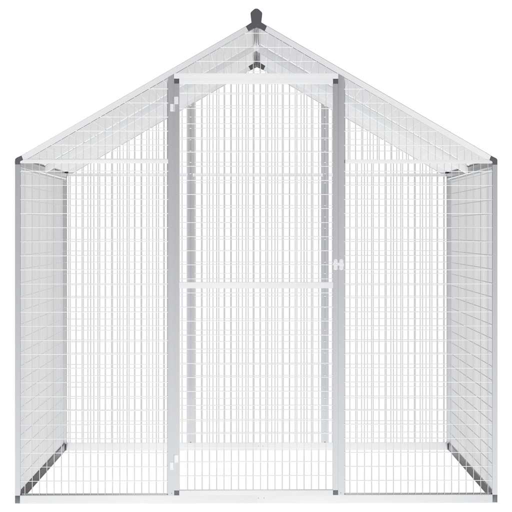 Voliera da Giardino in Alluminio 178x122x194 cm