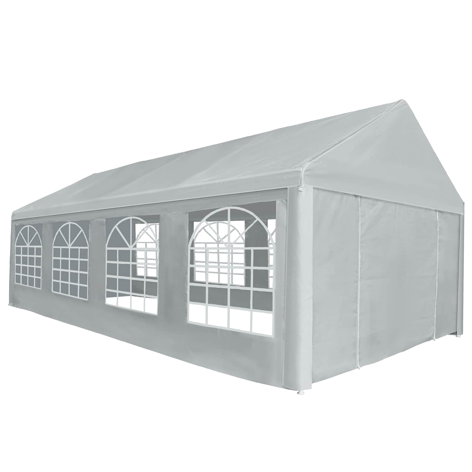 Tessuto per tenda senza struttura 8 x 4 m Grigio PE