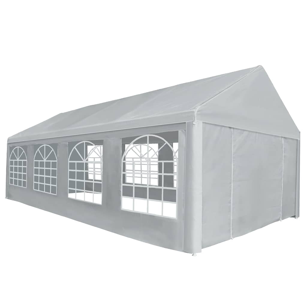 Tessuto per tenda senza struttura 8 x 4 m Grigio PE