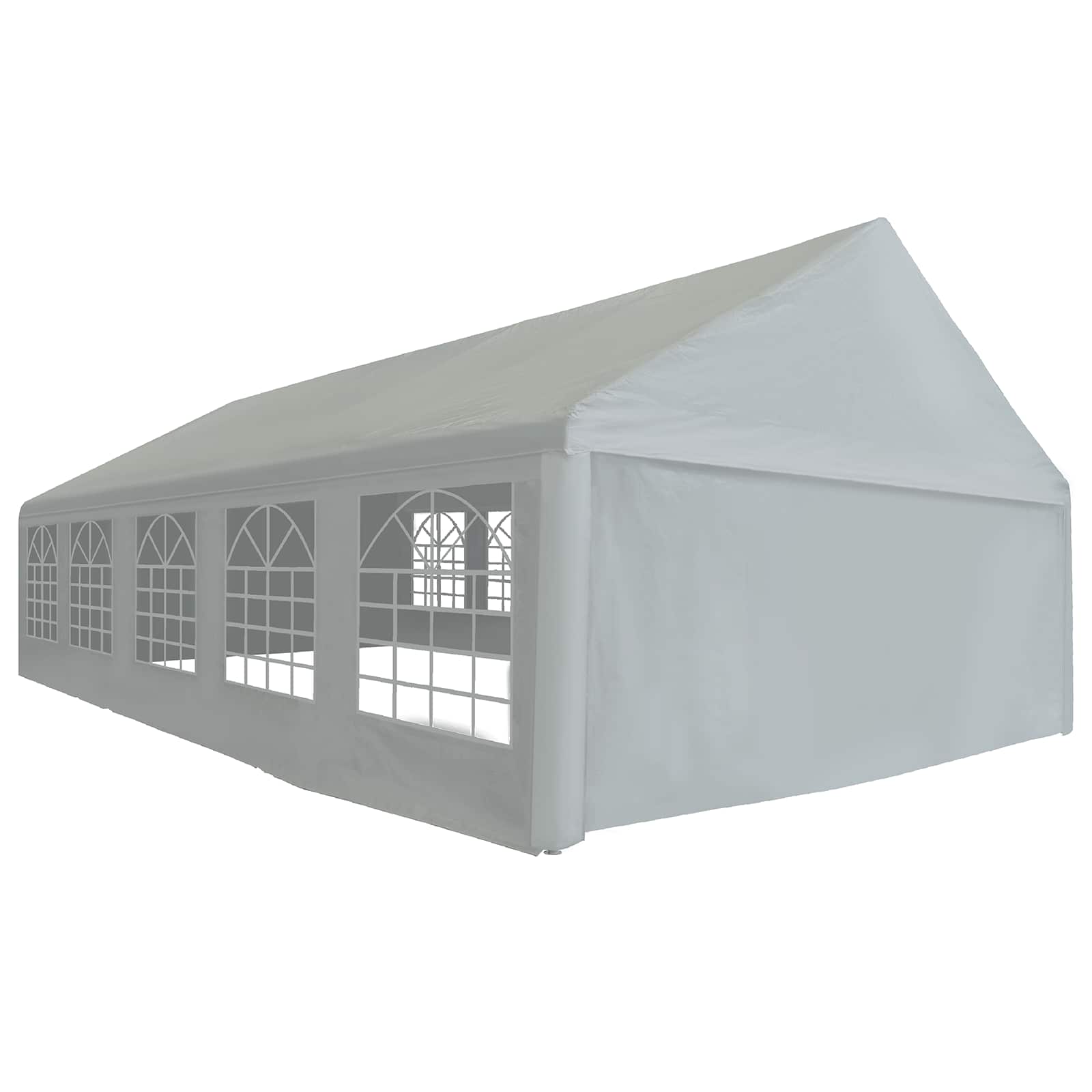 Tessuto per tenda senza struttura Grigio 10 x 5 m PE