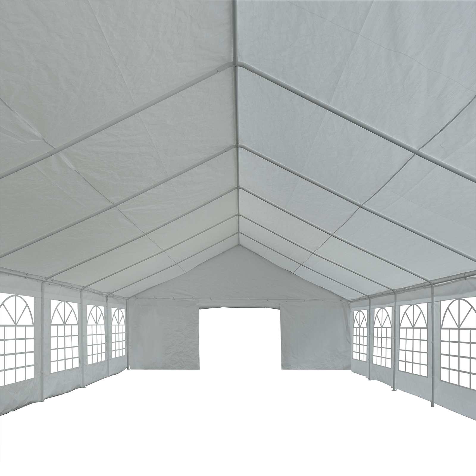 Tessuto per tenda senza struttura Grigio 10 x 5 m PE