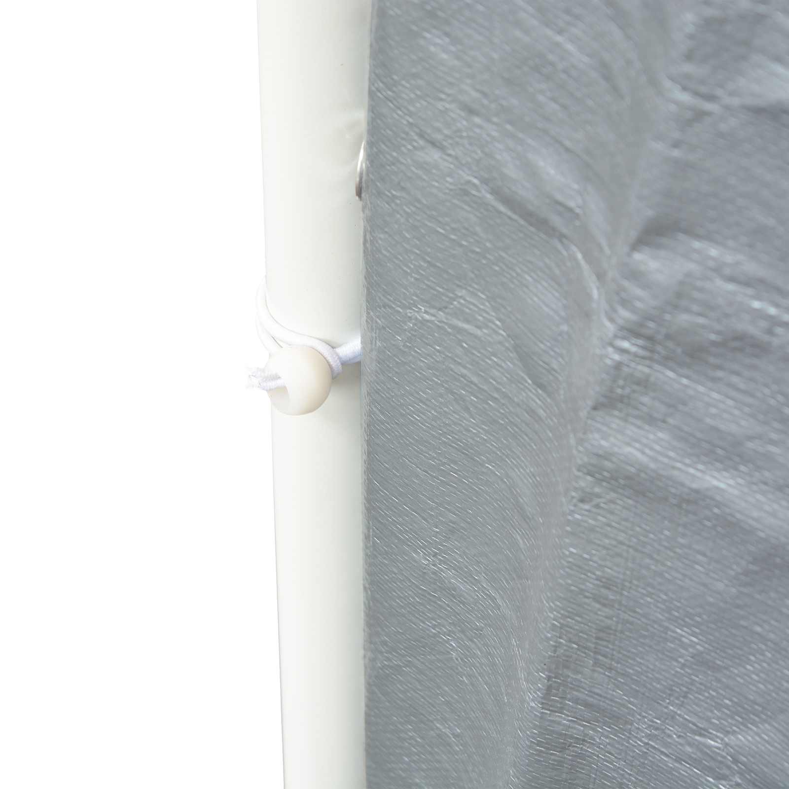 Tessuto per tenda senza struttura 12 x 6 m Grigio PE