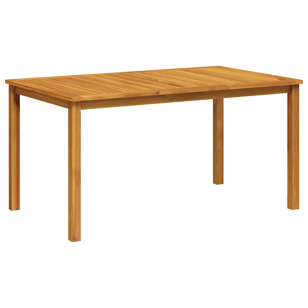 Tavolo da Giardino 150x90x74 cm in Massello di Acacia