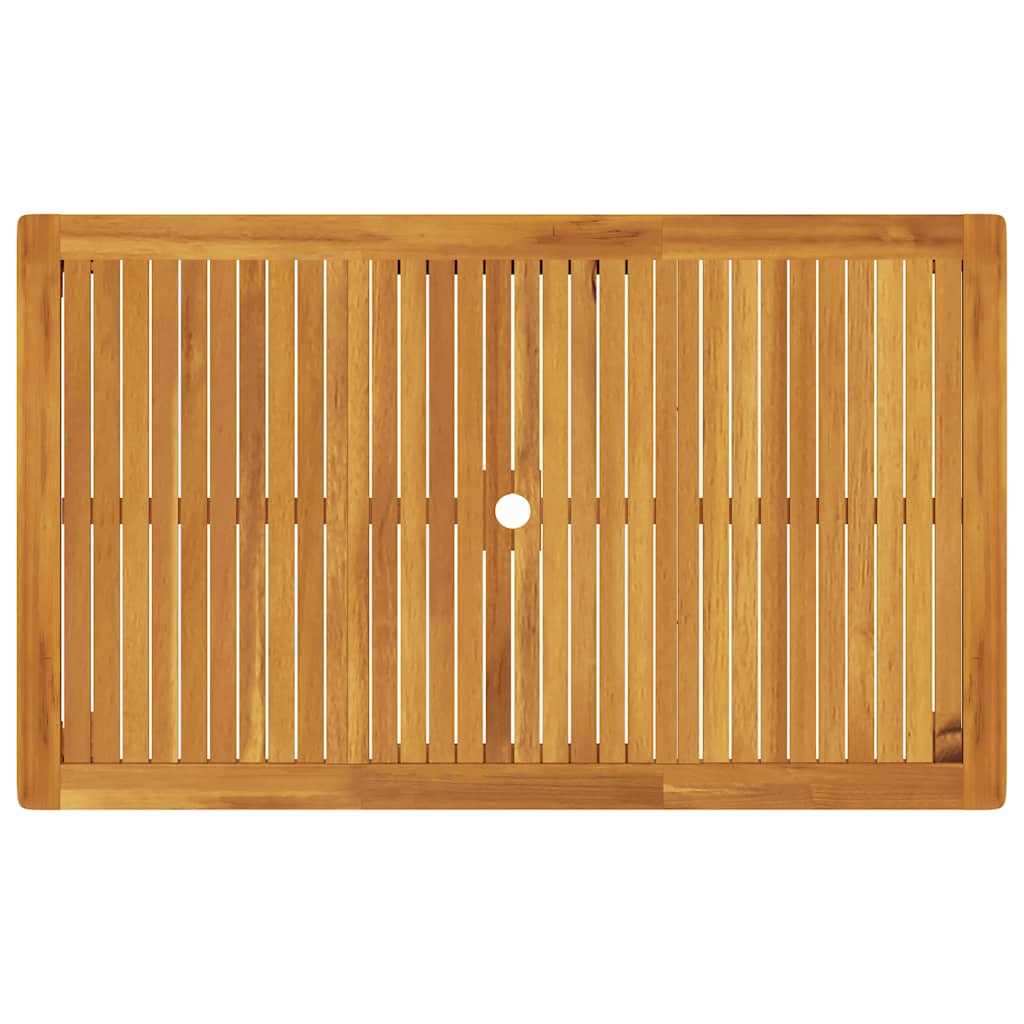Tavolo da Giardino 150x90x74 cm in Massello di Acacia