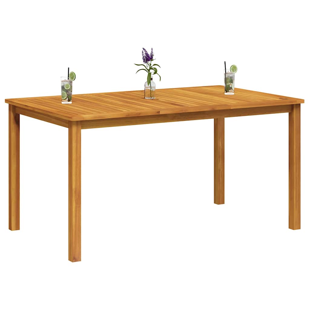 Tavolo da Giardino 150x90x74 cm in Massello di Acacia