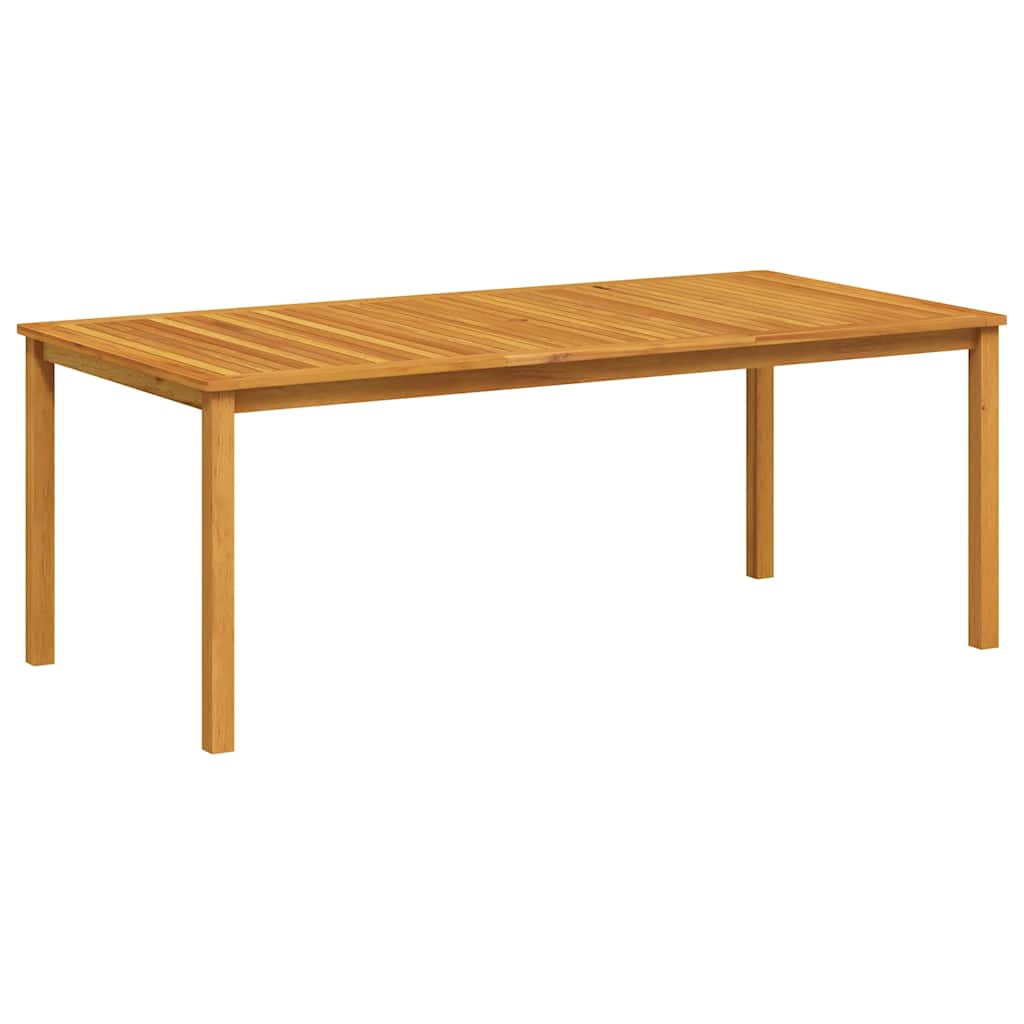 Tavolo da Giardino 200x100x74 cm in Legno Massello di Acacia