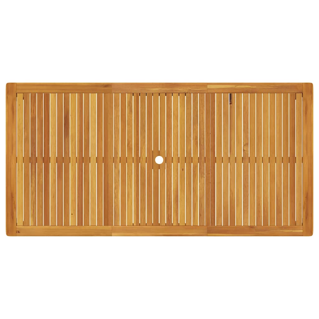 Tavolo da Giardino 200x100x74 cm in Legno Massello di Acacia