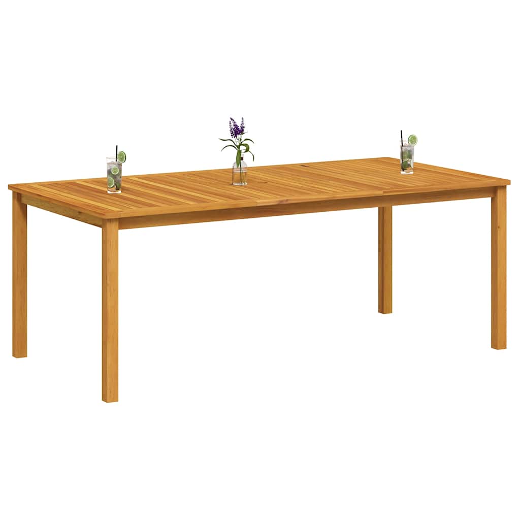Tavolo da Giardino 200x100x74 cm in Legno Massello di Acacia