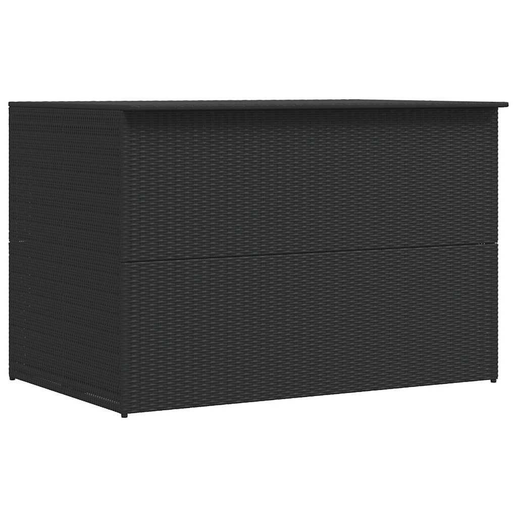 Baule da Giardino Nero 150x100x100 cm in Polyrattan