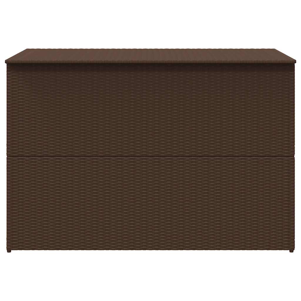 Baule da Giardino Marrone 150x100x100 cm in Polyrattan